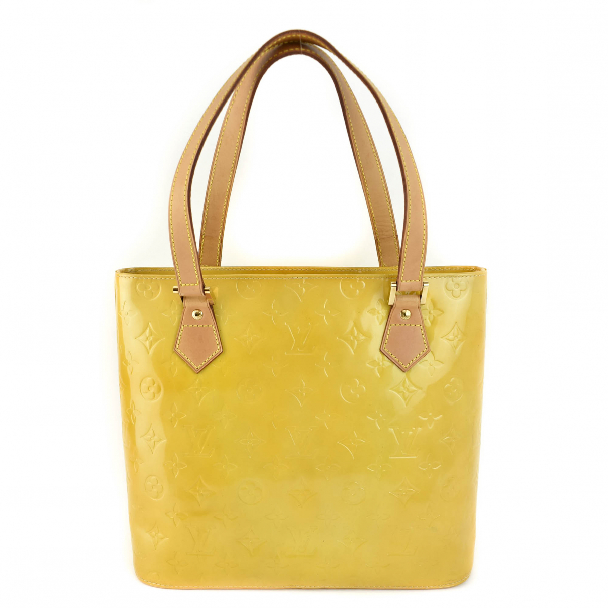 Houston patent leather tote Louis 